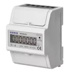   ORNO OR-WE-522 1 fázis fogyasztás mérő 80A; 3 modulos, DIN TH-35 mm