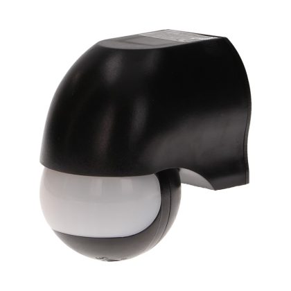   ORNO OR-CR-204/B Infravörös mozgásérzékelő- PIR, 1200W, 180°, hatótáv 12m, fekete, IP44