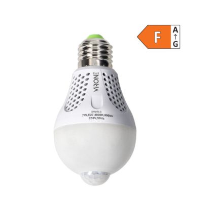   Orno SW/R-3 NAMIB LED fényforrás mozgásérzékelővel 7W, A60, 600lm, 4000K, E27