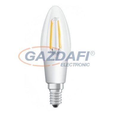 OSRAM Parathom filament LED gyertya B35 fényforrás, E14, 5W, 470Lm, 2200-2700K, dimmelhető