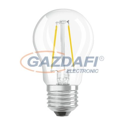   OSRAM Parathom Advanced P45 LED fényforrás, filament, E27, 4.5W, 470Lm, 240V, 2700K, 827, dimmelhető, víztiszta búra