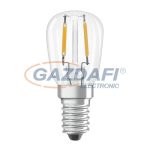   OSRAM Filament LED hűtőszekrény fényforrás, 1.3W, 110lm, 2700K, E14, 240V