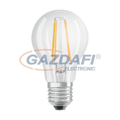   OSRAM Parathom A60 LED fényforrás, filament, E27, 4W, 470Lm, 240V, 2700K, 827, víztiszta búra