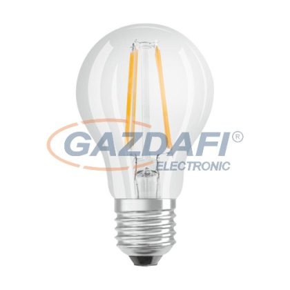   OSRAM Parathom A60 LED fényforrás, filament, E27, 4W, 470Lm, 240V, 2700K, 827, víztiszta búra