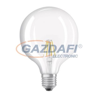   OSRAM Parathom LED globe nagygömb fényforrás, filament, 6W, E27, G125, 2700K, 806Lm, 827, átlátszó búra