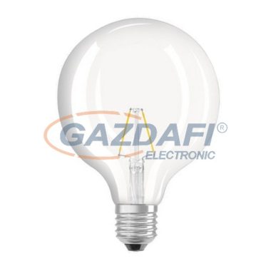 OSRAM Parathom LED globe nagygömb fényforrás, filament, 4W, E27, G125, 2700K, 470Lm, 827, átlátszó búra