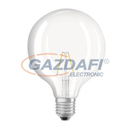   OSRAM Parathom LED globe nagygömb fényforrás, filament, 4W, E27, G125, 2700K, 470Lm, 827, átlátszó búra