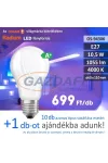 RADIUM A60 LED fényforrás, E27, 10.5W, 1055Lm, 240V, 4000K, opál búra