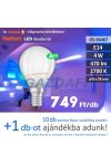 RADIUM LED fényforrás, filament, E14, 4W, 470Lm, 240V, 2700K, opál búra