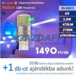 Bec Led RADIUM LED G9, 3.8W, 470Lm, 240V, 2700K, opal