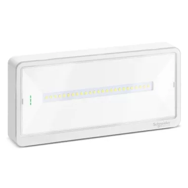 SCHNEIDER OVA44012 OVA Exiway Light vészvilágítási lámpa, IP42, IK09, 1-3 óra, 120-250 lm