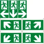   SCHNEIDER OVA53173 OVA Exiway Smartexit DiCube piktogrammok, 26 m, 7 db