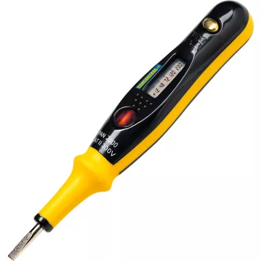 TRACON PAN2000 Feszültség teszter LCD kijelzővel 12-250VAC, 1,5-36VDC, 1p