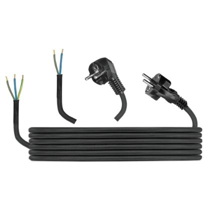   PAWBOL D.3526 gumivezeték csatlakozódugóval H05RR-F3x2,5 - 1,5m