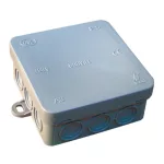   TRACON PD85X85 Flexible junction box, off-wall, gray 85 × 85 × 37mm, IP54, 5 pcs / pack