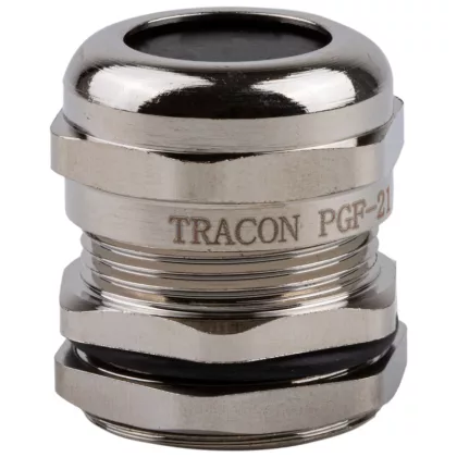   TRACON PGF-16 Gázmenetes tömítőszelence, fém IP66, 6-12mm