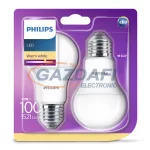   PHILIPS 8718696586099 13W E27 Classic izzó A60 LED fényforrás 2db/csomag