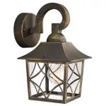   PHILIPS 15251/42/10 CAMBRIDGE kültéri fali lámpa barna 1x60W (down)