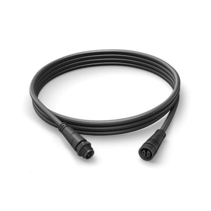   PHILIPS 17368/30/PN LV Cable 2,5m EU fekete kültéri hosszabbítókábel