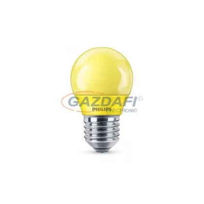 PHILIPS 929001394058 LED színes P45 E27 sárga 1SRT4