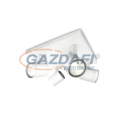 PHILIPS 53094/31/12 myLiving spotlámpa Runner 4x50W GU10 A++ -> E fehér