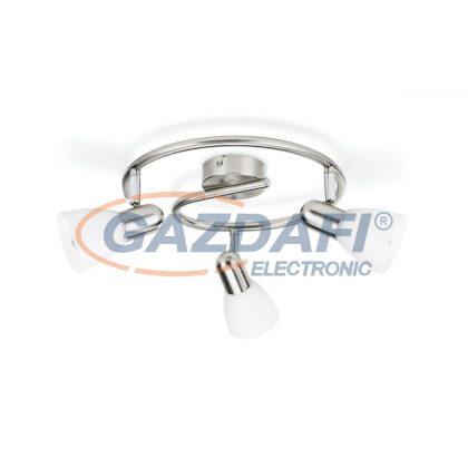   PHILIPS 50233/17/E7 Essentials spotlámpa burlap matt króm 3X40W E14 A++ -> E matt króm