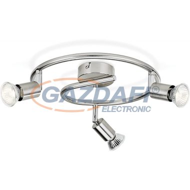 PHILIPS 50303/17/E7 Essentials spotlámpa limbali matt króm 3X50W GU10 A++ -> E matt króm