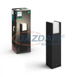   PHILIPS 17447/30/P7 Fuzo Hue LED állólámpa kültéri fekete 1x15W 15W 1150lm 2700K 25000h A IP44