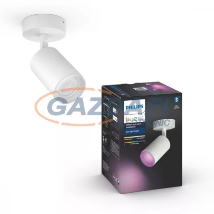   PHILIPS 50631/31/P7 Fugato LED spot lámpa falon kívüli fehér 1x5.7W 240V 2200-6500K 350lm GU10 15000h A+ A+ IP20 bluetooth