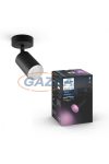 PHILIPS 50631/30/P7 Fugato LED spot lámpa falon kívüli fekete 1x5.7W 240V 2200-6500K 350lm GU10 15000h A+ A+ IP20 bluetooth