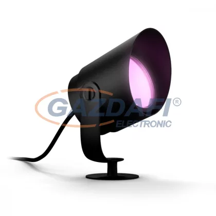   PHILIPS 17462/30/P7 Lily XL Hue LED kültéri spot lámpa fekete 1x15W dimmelhető 2000 - 6500K 1200lm 25000h LED A-A++ IP64
