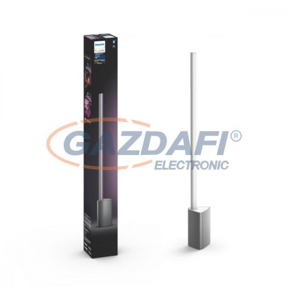   PHILIPS 40801/48/P9 Signe Hue LED asztali lámpa aluminium 1x14W 24V 2000 - 6500K 1000lm 25000h A+ IP20 bluetooth