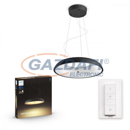   PHILIPS 40233/30/P6 Amaze Hue függeszték fekete 1x39W 24V 3000lm Beépített LED 25000h A++ -> A IP20
