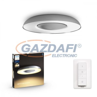 PHILIPS 32613/48/P6 Still Hue mennyezeti lámpa aluminium 1x32W 2400lm Beépített LED 25000h A++ -> A IP20