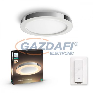 PHILIPS 34184/11/P6 Adore Hue mennyezeti lámpa króm 1x32W 24V 2200-6500K 2400lm Beépített LED 30000h A++ -> A IP44