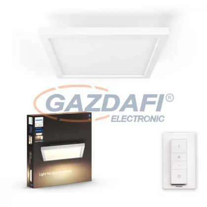   PHILIPS 32161/31/P6 Aurelle mennyezeti lámpa fehér 28W 230V szögletes 2200lm Beépített LED 25000h A++ -> A IP20