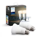   PHILIPS 929001821605 230V  Hue fehér fényforrás 2db 9W A60 806lm 2700K E27 230V 25000h A+ IP20 bluetooth