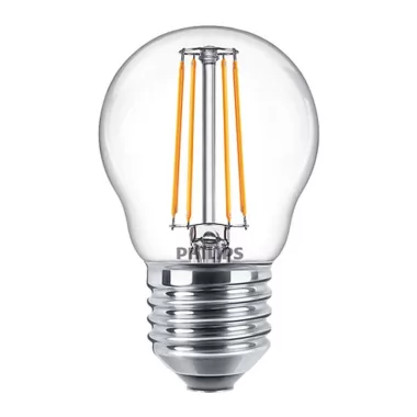 PHILIPS 929001890592 CorePro LED Luster LED fényforrás filament 4,3W 470lm 2700K 230V 15000h E27 PHILIPS 929001890592 CorePro LED Luster LED fényforrás filament 4,3W 470lm 2700K 230V 15000h E27