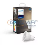   PHILIPS 929001953501  HueW fényforrás 5.5W 400lm 2700K GU10 230V 15000h A+ IP20 bluetooth