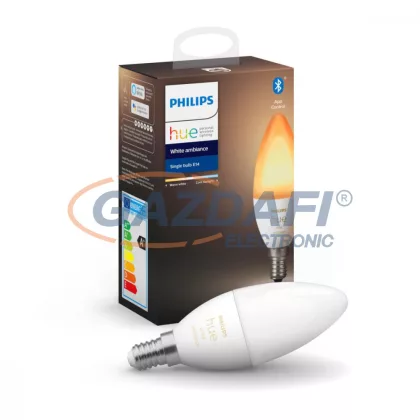   PHILIPS 929002294401  Hue LEDWA fényforrás 6W B39 230V 2200-6500K 470lm E14 25000h A+