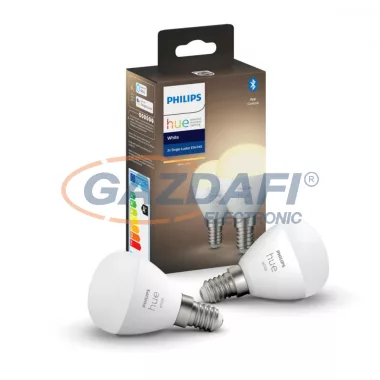 PHILIPS 929002440602  Hue LEDW 5.5W Luster fényforrás 230V 2db 470lm 2700K E14 25000h A+
