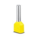   PHOENIX CONTACT 3201013 AI-TWIN  2X 6   -14 YE Érvéghüvely, hüvelyhossz: 14 mm, hossz: 25 mm, szín: sárga