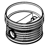   PIPELIFE 6F0/180D250K K.ÁTFOLYÓ630MM:0/180FOK.H400:D250MM - 89