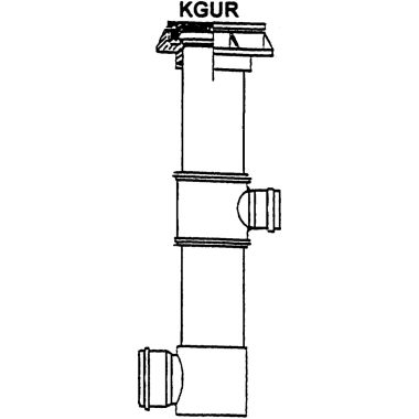 PIPELIFE KGAZ250/160/160 BUZELZAROS TISZTITOAKNA - 2N - R