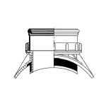   PIPELIFE KGKDAB400/160X90 NYEREGIDOM KG és KD CSÖHÖZ, ÖNFESZITOS - 62 - R