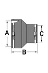 PIPELIFE XAC290/160 GUMISZÜKITÖ A:265-290C:144-160B:150 - 83