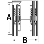   PIPELIFE XSB190-215TOLDO GUMI CSÖTOLDÓ,A:190-215mm,B=150mm - 83