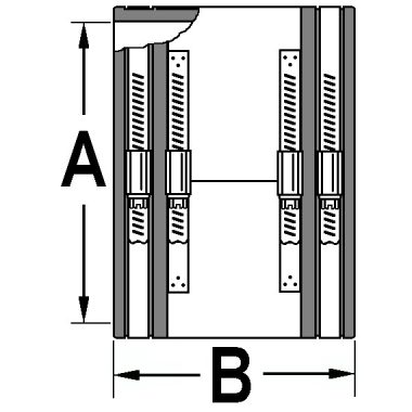 PIPELIFE XSB265-290TOLDO GUMI CSÖTOLDÓ,A:265-290mm,B=150mm - 83