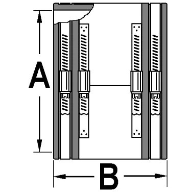 PIPELIFE XSB295-320TOLDO GUMI CSÖTOLDÓ,A:295-320mm,B=190mm - 83