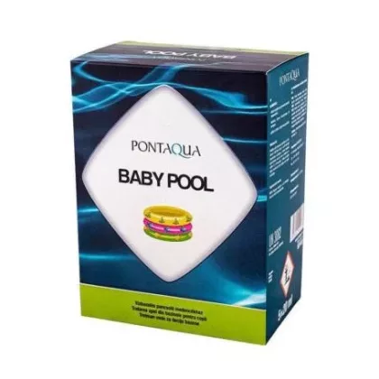 Pontaqua BBP002 Baby Pool gyerek medence víz fertőtlenítő 5x20 ml, PH semleges alga elleni folyékony vegyszer Pontaqua BBP002 Baby Pool gyerek medence víz fertőtlenítő 5x20 ml, PH semleges alga elleni folyékony vegyszer